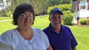 Donna and Paul Leonard of Hampton are happy to have power back