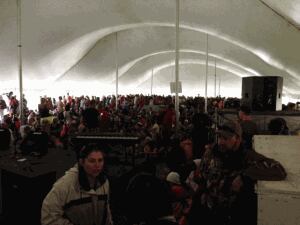 folk fest rain