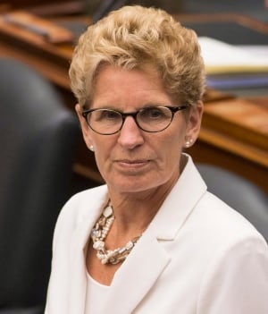 Premier Kathleen Wynne
