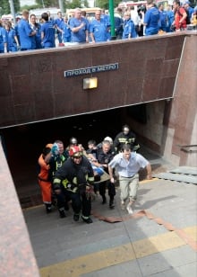 Russia Subway Derailment