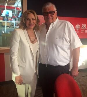 Kim Cattrall and Rick Cluff