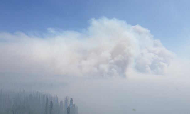 Chelaslie Arm wildfire on July 15, 2014