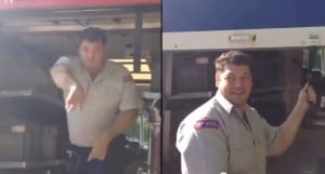 Canada Post employee confrontation