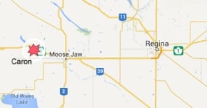 Train derailment near Caron