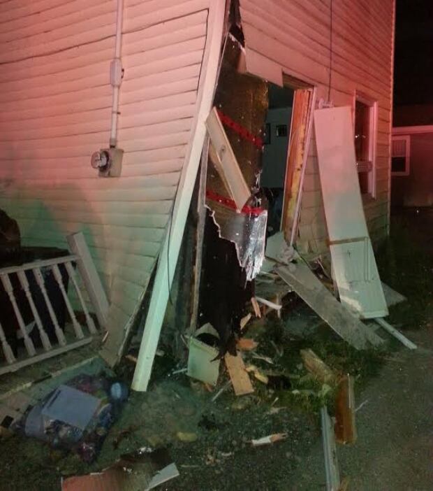Home after crash