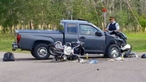Motorcycle crash kills 2