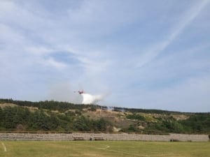 Water bomber in CBS