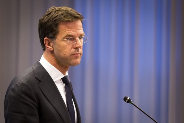 Dutch PM Mark Rutte
