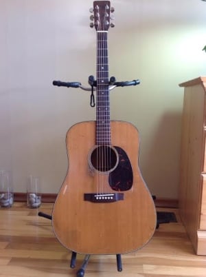 Sandy Morris' guitar