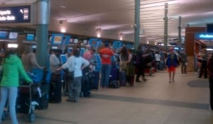 airport lineups
