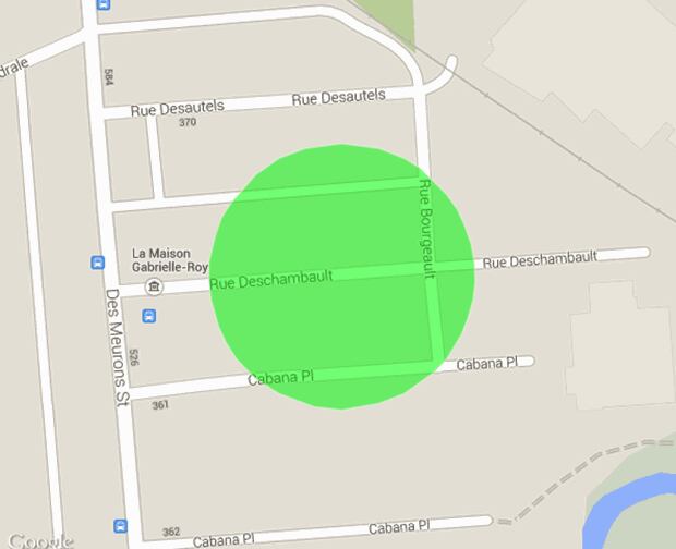 90 meter buffer zone