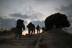 IDF patrol near Gaza Strip