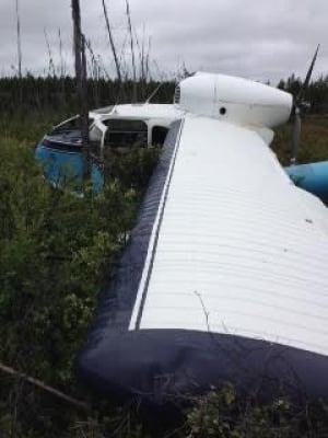 Crash landing