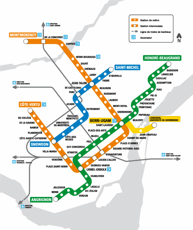 Metro map