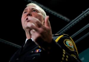 Toronto police Chief Bill Blair at June 13, 2013 news conference