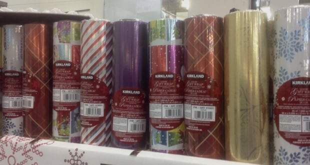 Costco Kirkland Christmas wrapping paper