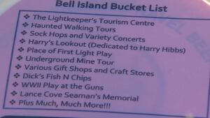 Bell Island tourism bucket list