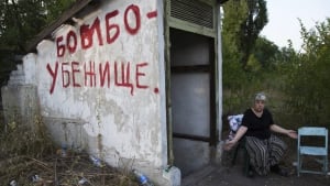 Ukraine bomb shelter