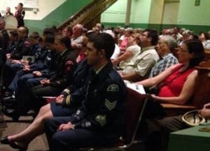 Many generations at World War 1 ceremony