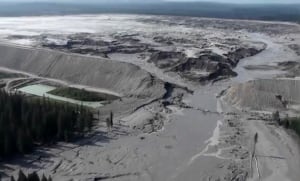 Mount Polley Mine tailings pond dam failure