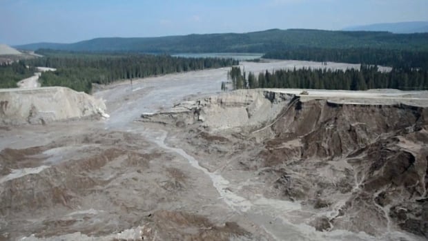 Mount Polley Mine tailings pond dam failure