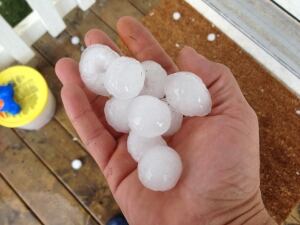 Airdrie hail