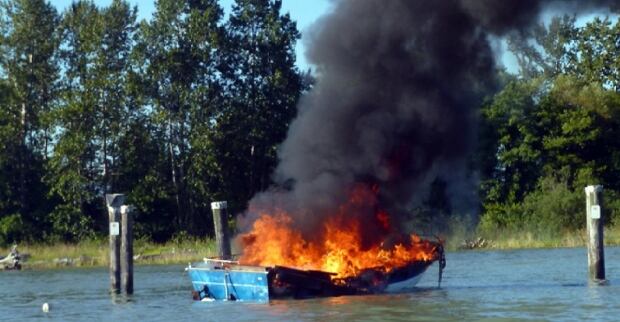Steveston fish boat explosion