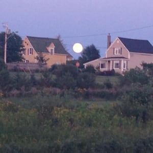NB - Super moon in Caraquet