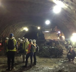 Ottawa Light Rail Tunnel Tour Pictures