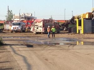 Scrapyard fire