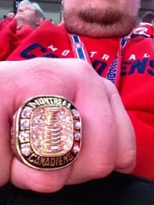 Keith Coutange says the found 'Stanley Cup ring' is a replica he owned
