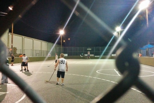 World's longest street hockey game attempt - Nanaimo, B.C., Aug. 2014
