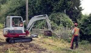 Arbutus community garden destoryed