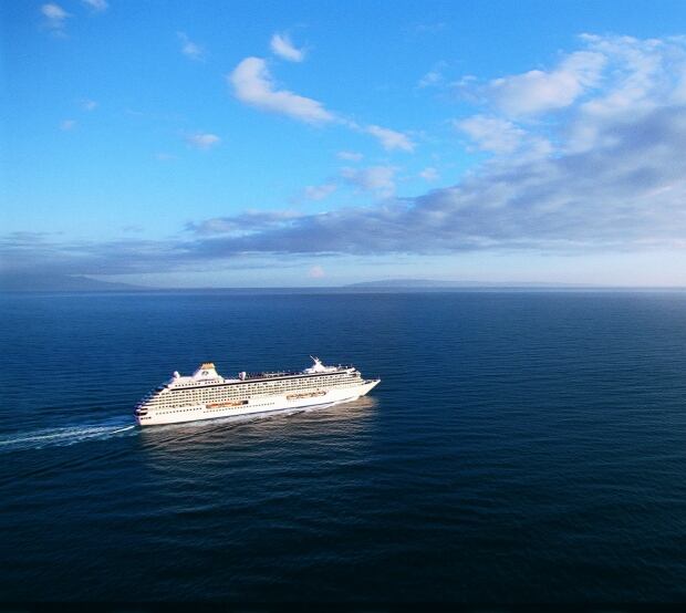 Crystal Serenity at sea