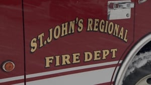 St. John's Regional Fire Department fire truck