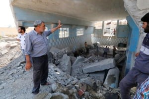 SYRIA-CRISIS RAQQA ISIS airstrikes