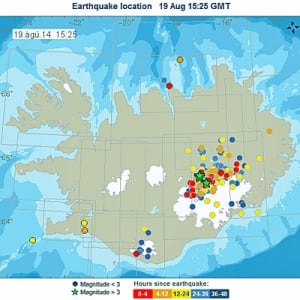 Iceland earthquake Bardarbunga