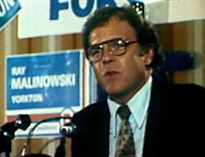 Dick Collver, PC party leader, 1978