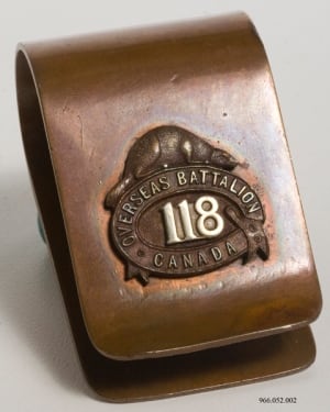 118th Battlion Napkin ring