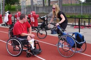 Robert Hummel Kayla Cornale para-athletics wheelchair racing
