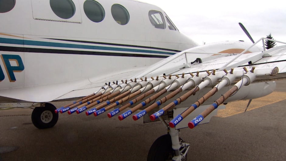 Cloud seeding efforts in Alberta, where the technology is being used to reduce the severity of hail.