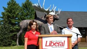 Gallant on moose hunt