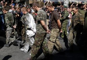 Ukraine soldiers captured