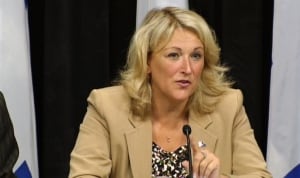 Quebec Public Security Minister Lise Thériault