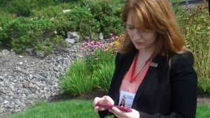 Angela Jo Griffin, NDP candidate in Quispamsis, is using crowdfunding