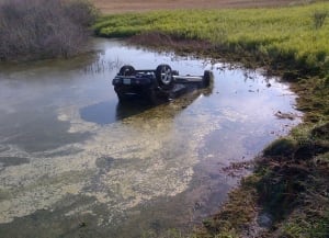 fatal crash into slough