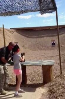 Girl With Uzi