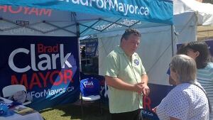 Brad Clark at the Winona Peach Festival