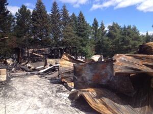 West Hawk Inn fire