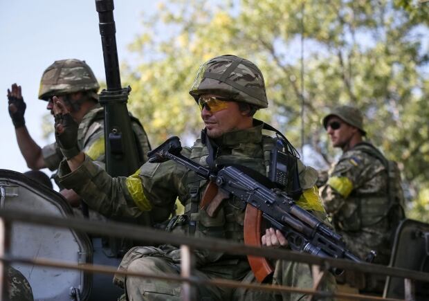 Ukrainian soldiers